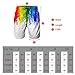 Alistyle Mens 3D Print Graphic Medium Length Summer Casual Athletic Beach Swimming Vacation Surfing Shorts