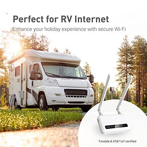 GL-X750V2 (Spitz) T-Mobile/AT&T IoT Device Certified, 4G LTE VPN Router Without BLE Module, AC750 Dual-Band Wi-Fi, RV & Offshore Internet, OpenWrt, IoT Gateway, MicroSD Cardslot, North America only