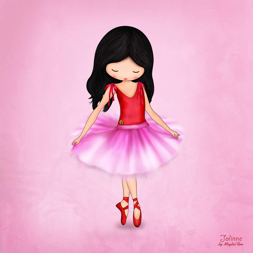 International Graphics - Finished Picture - Jolinne - ''Dancing is like Dreaming with Your Feet''- 30 x 30 cm - Direct printing on acrylic glass