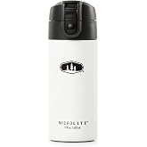 GSI Outdoors, Microlite Water Bottle, Vacuum-Insulated Stainless Steel, For Camping