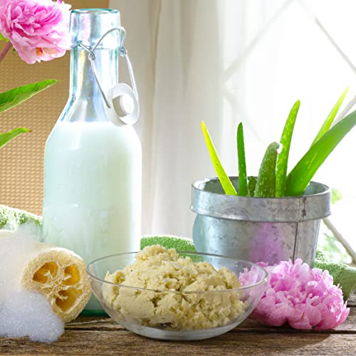 Village Naturals Bath Shoppe, Milk Bath, White Tea and Jasmine, 28 Fl Oz, Pack of 2 Pricepulse