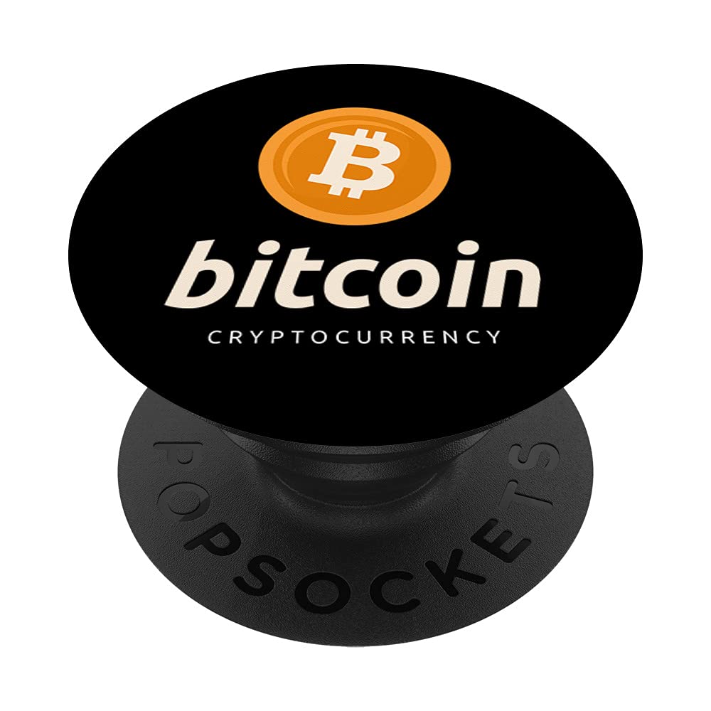 Bitcoin Cryptocurrency Blockchain Future Money Investor PopSockets Swappable PopGrip