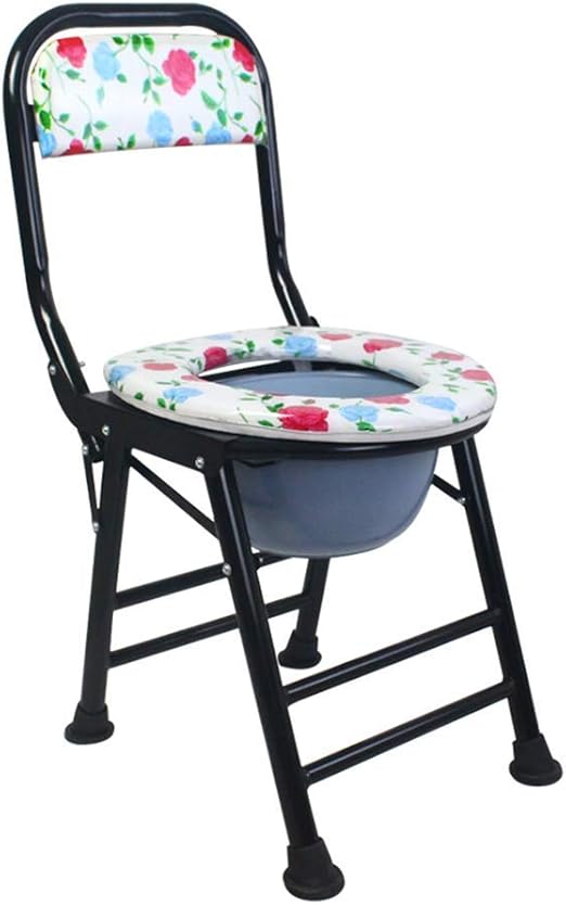 Folding Bedside Commode, Heavy Duty Commode Chair Over Toilet, Bathroom