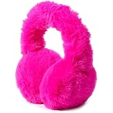 ZOSCGJMY Faux Fur Ear Muffs for Women Girls Winter Cute Warm Furry Fluffy Earmuffs Ear Covers Outdoor