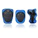KUYOU Child Kids Protective Gear Set,Knee and Elbow Pads with Wrist Guards Toddler for Multi-Sports Cycling,Bike,Rollerblading, Skating, Volleyball (Blue)