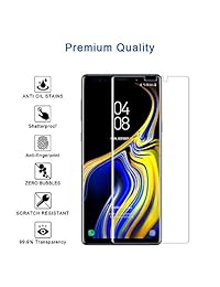 TOCOL - Protector de pantalla para Samsung Galaxy Note 9 HD (3 unidades)