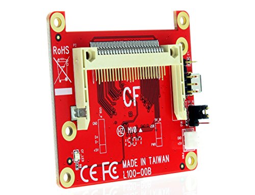 Aleratec Raspberry Pi Add On USB to Compact Flash Converter Board Adapter