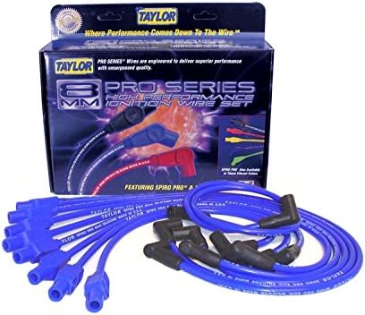 Taylor Cable 74676 Spiro-Pro Blue Spark Plug Wire Set
