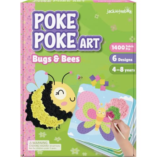 Jackinthebox Poke Art Bugs Craft Kit