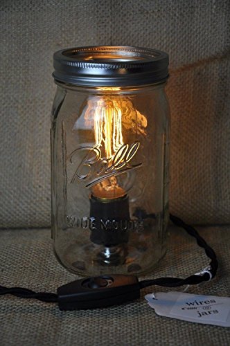 mason jar table lamp