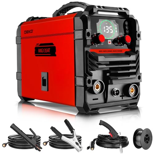 DEKOPRO 220 Volt MIG/Lift TIG/Stick 3 in 1 Inversor Welding Machine IGBT Portable Kit with MIG Welding Torch for Owners and DIY Enthusiasts