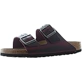 Birkenstock Arizona BS Narrow Unisex Shoes Size 5, Color: Zinfandel/Zinfandel/Brown