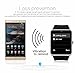 Amazingforless GT08 Bluetooth Touch Screen Smart Wrist Watch Phone with Camera - Black