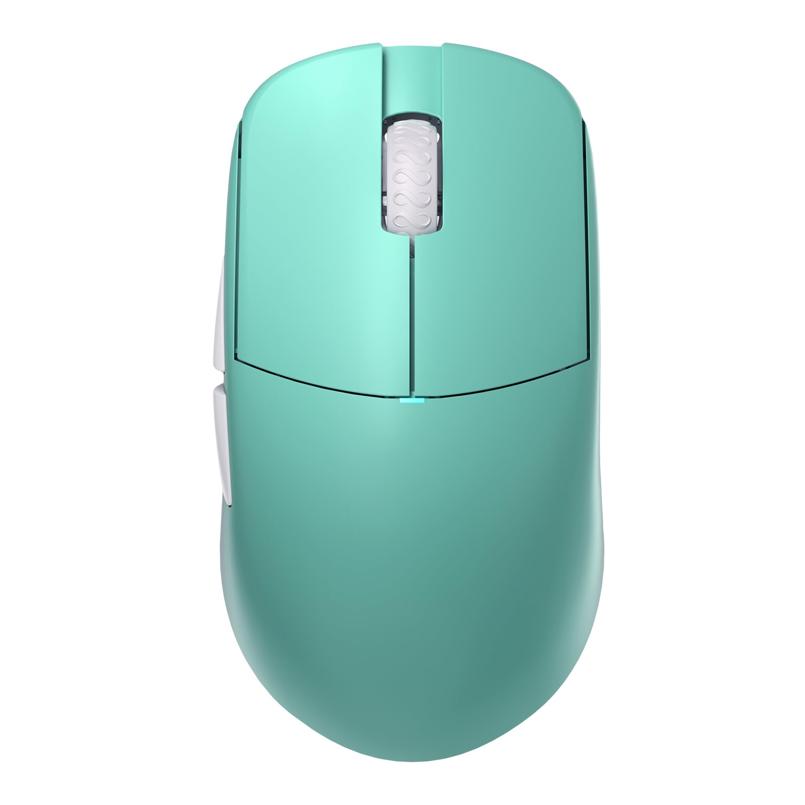 Photo 1 of Lamzu Atlantis OG V2 PRO Wireless Gaming Mouse, Ultra Lightweight 57g, Mechanical Switch,26000 DPI,Symmetrical,MCU Nordic 52840,Silver TTC, PAW3395 Sensor (Elegant Blue)-Coming with 1K Dongle