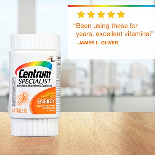 Centrum Specialist Energy Complete Multivitamin Supplement (60Count