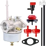 631954 Carburetor for Tecumseh 632371 632371A H70 & HSK70 7hp ARIENS Toro SNOWKING Snow Thrower Blowers Tillers Go-Karts - Replaces Tecumseh 632371 Carburetor (631954)