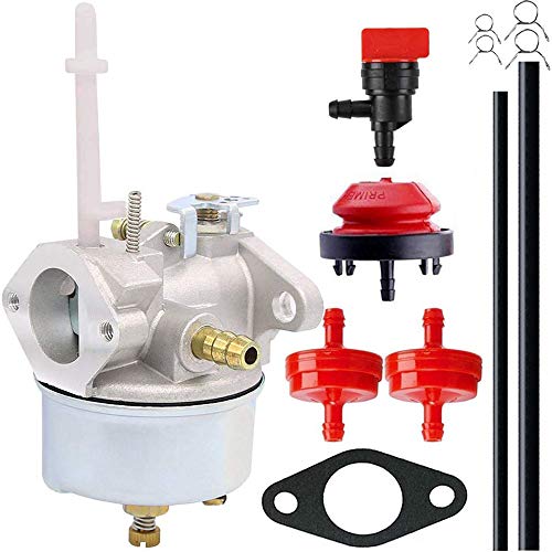 631954 Carburetor for Tecumseh 632371 632371A H70 & HSK70 7hp ARIENS Toro SNOWKING Snow Thrower Blowers Tillers Go-Karts - Replaces Tecumseh 632371 Carburetor (631954)