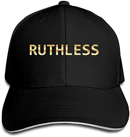 KMRR Ruthless Gold Logo Flex Baseball Cap Black
