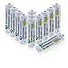 GEILIENERGY Solar Light AA Ni-CD 1000mAh Rechargable Batteries,AA Rechargeable Batteries for Solar Lights Solar Lamp(Pack of 12)