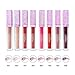 8Pack Lip Gloss Collection Liquid Matte Tint Lipstick Waterproof Long-lasting Velvet Lipgloss Makeup Set (Matte)