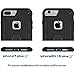 iPhone 7 Plus Case, iPhone 6s/6 Plus Case, MaiKuo Dual Layer Heavy Duty Rugged Shock-Absorption Non-slip Bumper Kickstand + Tempered Glass Screen Protector Cover Skin For Apple 5.5 Inch_Black
