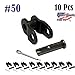 Jeremywell 50 Standard Roller Chain Offset Link (10PCS)