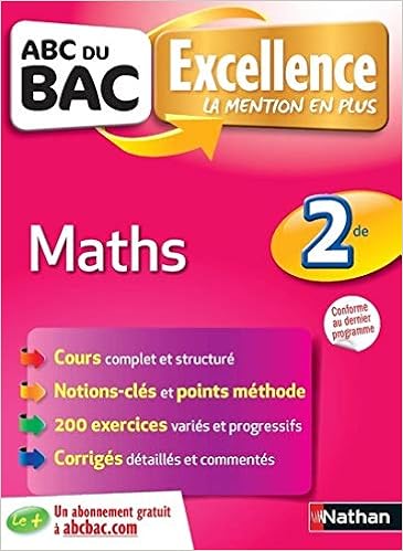 Abc Du Bac Excellence Maths 2de Amazon Fr Chassard Gerard Lixi Christian Livres