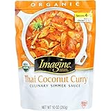 Imagine Culinary Organic Simmer Sauce, Thai Coconut Curry, 10 oz.