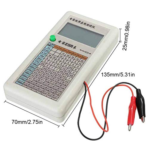 LCD Digital Capacitor ESR Tester Internal Resistance Meter Test in Circuit