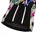 Women Cycling Jersey Short Sleeve Breathable with Pockets Flower