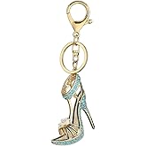 KACEPAR Shoe Key Chain High Heel Rhinestone Key Ring Key Wallet Backpack Handbag Pendant Strap Pendant High Hee