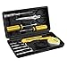 12-Piece Tool Set - General Household Hand Tool Kit with Plastic Toolbox Storage Case