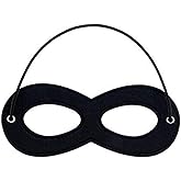 CANSHOW 1 Piece Superhero Felt Eye Masks, Adjustable Elastic Rope Half Masks - Great for Party Cosplay Accessory