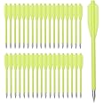 Bow and arrow college Crossbow Bolts Miniature Crossbows Arrows Plastic Body with Sharp Metal Point Tip (Pack of 12)