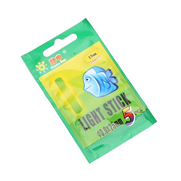 Delight-eShop-50X-Fishing-Fluorescent-Lightstick-Light-Night-Float-Clip-On-Dark-Glow-Stick-New