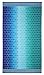 COTTON CRAFT - Oversized Jacquard Woven Velour Beach Towel 39x68 - Blue Tile - Thick Plush Luxurious Velour Pile - 450 GSM - Pure Ringspun Cotton - Brilliant Intense Vibrant Colors
