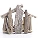 Natural Driftwood Nativity Display | Rustic Christmas Holiday Decoration (7-1/2
