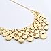 Jane Stone Fashion Statement Collar Necklace Vintage Openwork Bib Costume Jewelry (mint)