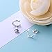 925 Sterling Silver Lucky Horseshoe Stud Earrings for Women.