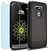 LG G5 / H850 / LS992 Case, INNOVAA Elite Hybrid Series Case W/ Free Screen Protector & Touch Screen Stylus Pen - Black