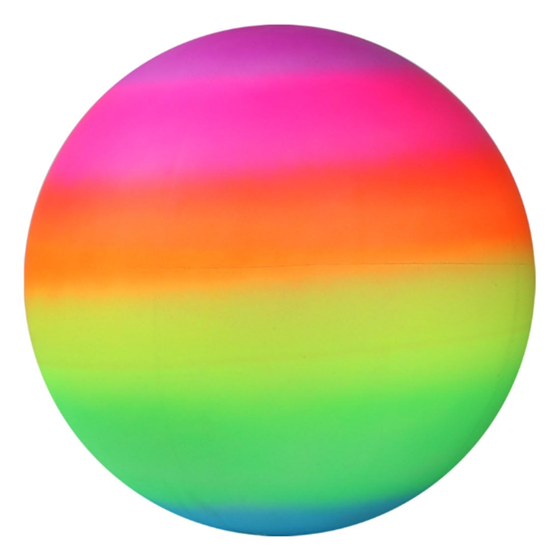 JOCXZI 1 piece rainbow ball, PVC rainbow ball, game ball, 9 inch football, beach ball, beach ball for indoor outdoor use (9 inches)