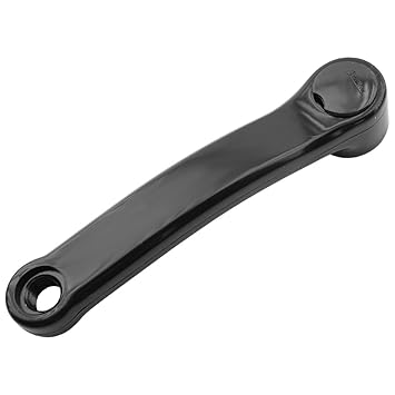 Kurbel laminierter Stahl Links schwarz Fahrrad (170 mm)