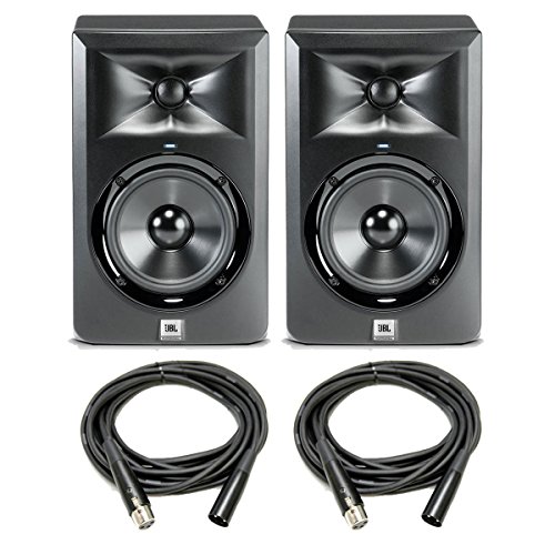 JBL LSR305 Studio Monitor Speaker Pair w/ XLR Cables in Kuwait