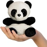 Aurora Palm Pals Bamboo Panda 5in Soft Toy Beans Birth Friendly view 4