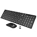 Wireless Keyboard Mouse Combo UPWADE 2.4GHz Ultra Compact Full Size Wireless Keyboard and Mouse Combo with Whisper quiet Design and Long Battery Life for Laptop Mac Tablet Desktop PC Computer Smart TV