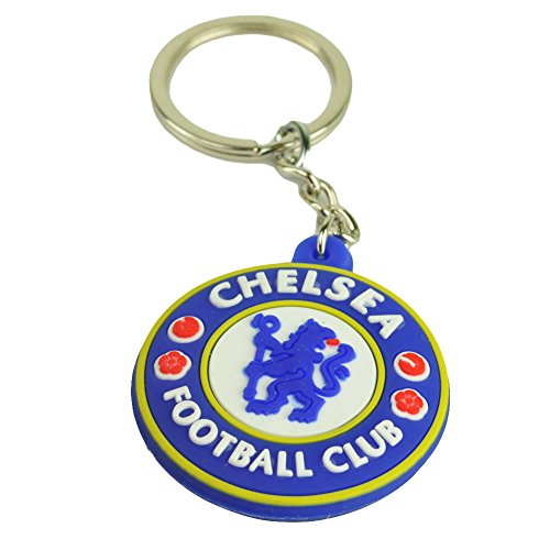 Soccer PVC Rubber Fan Football Futbol Key Chain UEFA Teams Chelsea