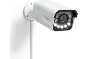 REOLINK RLC-811A PoE IP Wired Security Camera 4K - 123° FoV, 5X Optical Zoom for Outdoor Usage, Color Night Vision, Human/Vehicle/Pet Smart Detection, 2 Way Talk, Up to 512GB microSD Card