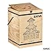 KAPLA Wooden Construction Set - 280 Building Planks in a Chest with Art Book - for Ages 3+