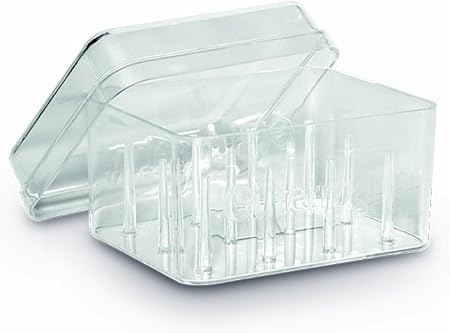 Gutermann - Caja para 12 bobinas de hilo (acrílico), transparente: Amazon.es: Hogar