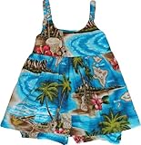 RJC Girls Hibiscus Hawaiian Islands Bungee Dress